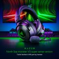Razer V3 Chroma RGB Headphones Wired USB Gaming Headset with Detachable HyperClear Cardioid Mic-black. 