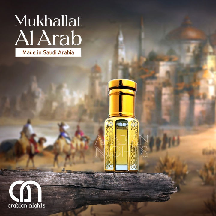 Mukhalat Al Arab-Made in Saudi Arabia-Premium Arabian Attar For Men & Women -3ml  6ml  12ml-Ator