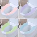 Toilet Seat Mat Washable Cushion Sticker Washable Seat Cover.