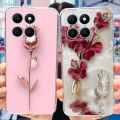 For Honor X6a Case HonorX6a 4G WDY-LX1 2023 Fashion Elegant Pattern Soft Silicone TPU Phone Back Cover For Honor X6a X 6A 4G. 