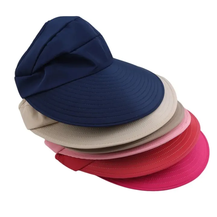 Summer%20Sun%20Hats%20Women%20Foldable%20UV%20Protection%20Sun%20Hat%20Visor%20Sun%20creen%20Floppy%20Cap%20Femme%20Outdoor%20Beach%20Hat%20-%20Image%206