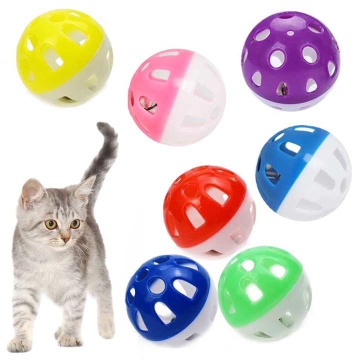 Pet Cat Toy Ball Plastic With Bell