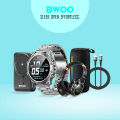 BWOO BO-CC95 43W USB & USB-C Black Car Charger Dual Smart Chips, PD, and QC Fast Charging. 