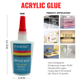 30ML FIXWANT Transparent Strong Instant Acrylic Glue PMMA Adhesive ABS Plexiglass PVC Plastic PP PC Waterproof Fast Drying Glue Amour zii. 