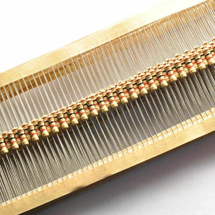 50Pcs- 680 Ohm Resistor 5% 680 Ohm Carbon Film 680 Ohm Resistors 1/4W Resistance 0.25 Watt 5% Tolerance Fixed Resistors 2 Pin Leads