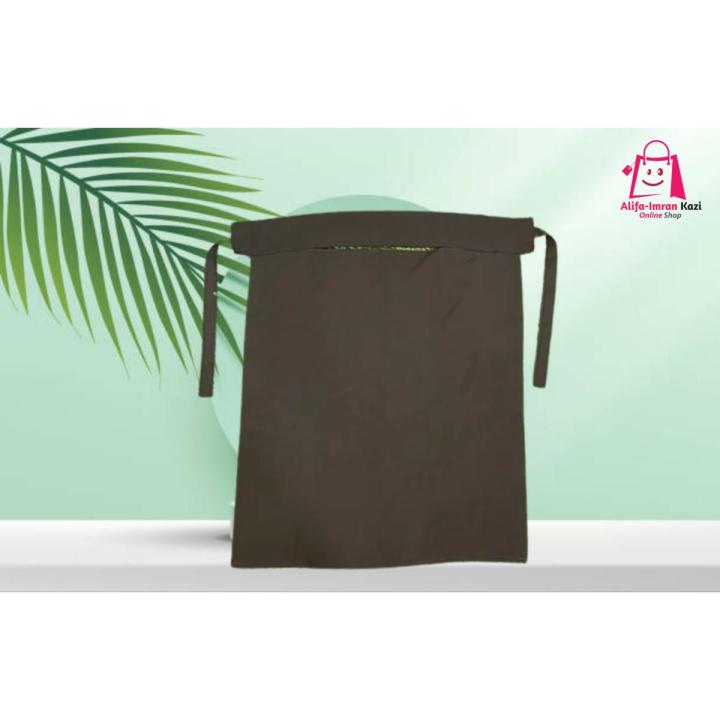 Solid Black Color Unisex Islamic Niqab For Muslim Scarf Mid-Length Face Cover Veiling Hijab - Hijab Collection