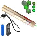 Green Laser light Adjustable Rechargeable Battery system Laser Pointer Laser light Focus (Professional). 