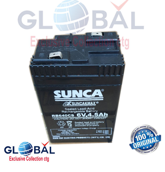 Sunca%206V%204.5Ah%20Sealed%20Lead-Acid%20Rechargeable%20Battery%20For%20Fan,Ups,%20Toys,%20Solar%20Etc%20-%20Image%202
