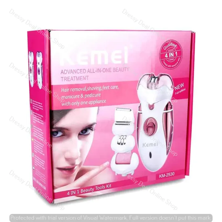 Kemei%20KM-2530%20Epilator,%20Lady%20Shaver,%20&%20FootCare%204%20in%201%20Beauty%20Tools%20treatment%20for%20Women%20-%20Image%203