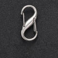 S-shaped Spring Buckle 8-shaped Buckle Divine Tool Fast Hanging Key Luggage Chain Adjustment Buckle Metal Alloy 8-shaped Buckle. 