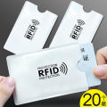 Metallic Rfid Card Holder NFC Blocking Reader Id Case. 