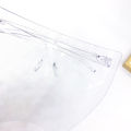 1 pieces Face Shield with eyeglass pet Anti-fog and compressive face cover full face shield Sunglasses cover for Adult and kids PC material new lengthened transparent isolation goggles glasses Good effect and easy to use.