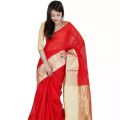 Halfsilk Tangail Tat Saree for Women's (Rani Golapi)- Saree - শাড়ি. 