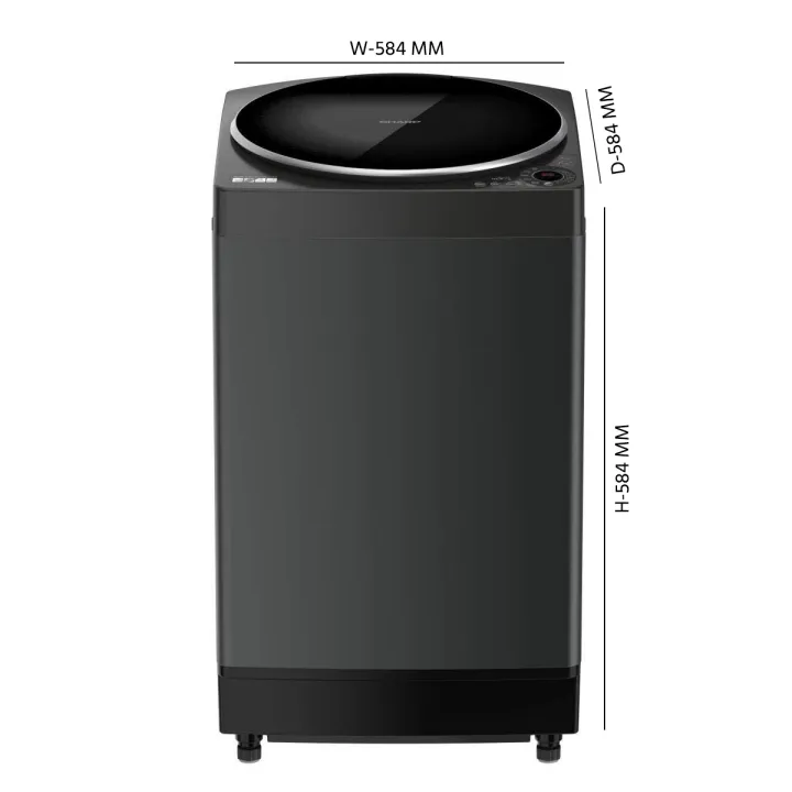 Sharp%20Full%20Auto%20Washing%20Machine%20ES-W100DS-H%20%7C%2010%20KG%20-%20Dark%20Grey%20-%20Image%203