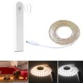 【Hey my home】CLAITE PIR Motion Sensor Activated Dimmable LED Night Light Battery 1M 2M Strip Light for Cabinet Wardrobe. 