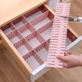 4 Pcs Set Plastic Drawer Storage Organizer for Underwear Clothes Drug Cosmetics Desktop Office Kitchen Sundry Free Cutting Rack Board. 