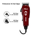 WALUX Professional AC220-240V Hair Clipper 10W Powerful Hair Trimmer Home Man Shaver 2M Cable Hair Cutting Machine 8 Guard Combs. 