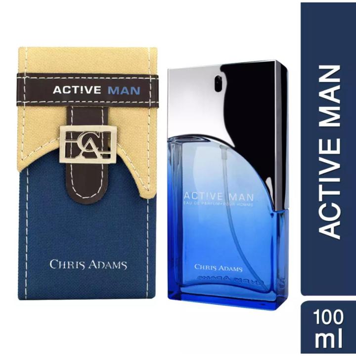 Active Perfume For Men, 100ml - Perfume
