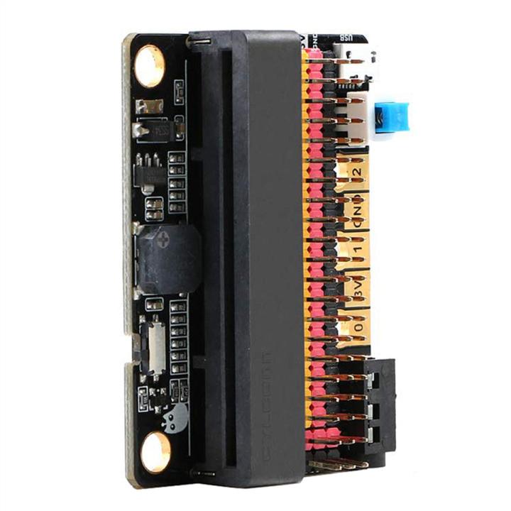 10X Micro-Bit Expansion Board IOBIT V2.0 Breakout Adapter Shield with Buzzer for BBC Micro:Bit Graphics Programming
