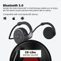 A6 Small Bluetooth Headphones Wrap Around Head Comfortable Wireless Headphones Foldable Bluetooth Headsets with Microphone Purse. 