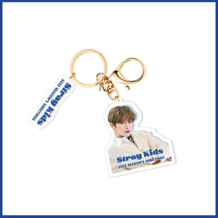 1pcs%20Kpop%20Stray%20Kids%202022%20SEASON'S%20GREETINGS%20Acrylic%20Keychain%20Straykids%20Pendant%20Key%20chain%20-%20Image%202