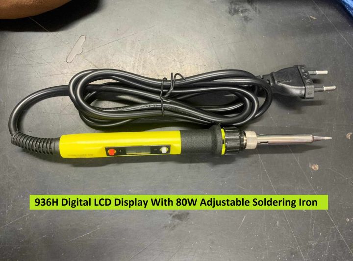 80W 936H Digital LCD Display With 80W Adjustable Soldering Iron 220V Tatal Iron 80W Variable Temperature Control Soldering Iron 80W Soldering Iron 936H Soldering Iron Tools