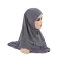 H076 Adults or big girls medium size 70*60cm pray hijab muslim hijab scarf islamic headscarf hat amira pull on headwrap. 