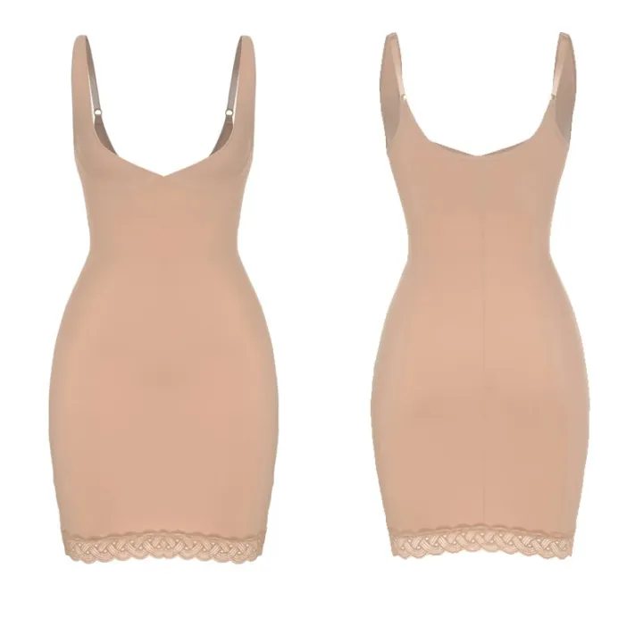 Shapewear%20Slip%20Dress%20for%20Women%20Tummy%20Control%20Camisole%20Full%20Slip%20Under%20Dress%20with%20Lace%20Seamless%20Slimming%20Body%20Shaper%20Long%20Cami%20-%20Image%206