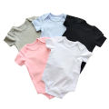 5 Piece Assorted Essentials Unisex Babies' Half sleeve Bodysuit 5 PCS 5 Colours.