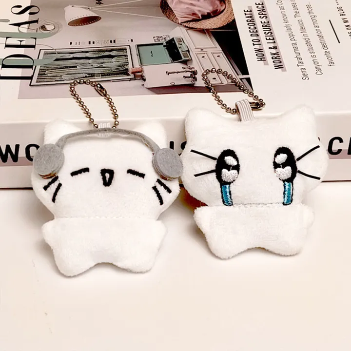 Kawaii%20Plush%20Cat%20Keychains%20Creative%20Embroidered%20Pendant%20School%20bag%20Keyrings%20Backpacks%20Decoration%20Gift%20For%20Friends%20-%20Image%202
