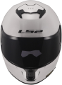 LS2 FF808 Stream II Dual Visor Full Face Motorcycle Helmet Gloss White. 