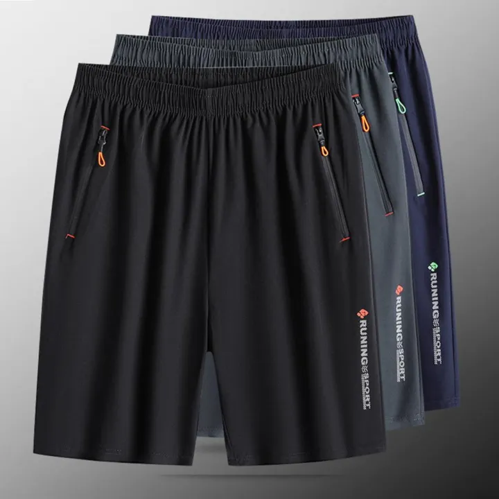 Men%20Shorts%20Mid-Rise%20Elastic%20Waistband%20Sports%20Zipper%20Pockets%20Wide%20Leg%20Male%20Shorts%20Summer%20Ice%20Silk%20Short%20Sweatpants%20Men's%20Clothing%20-%20Image%207