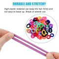 Hair Bands for Kids Girl's Mini Elastic Soft Rubber Hair Bands-100 Piece. 