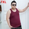 7XL Tank Tops men 6XL men's sweat Big size vest summer super large Sleeveless Modal undershirt big size bodybuilding workout.