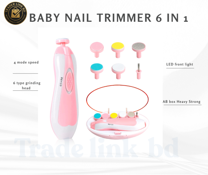 New-born Nail Trimmer for Kids Manicure Kit Electric Manicure Set Electric Nail Clipper
