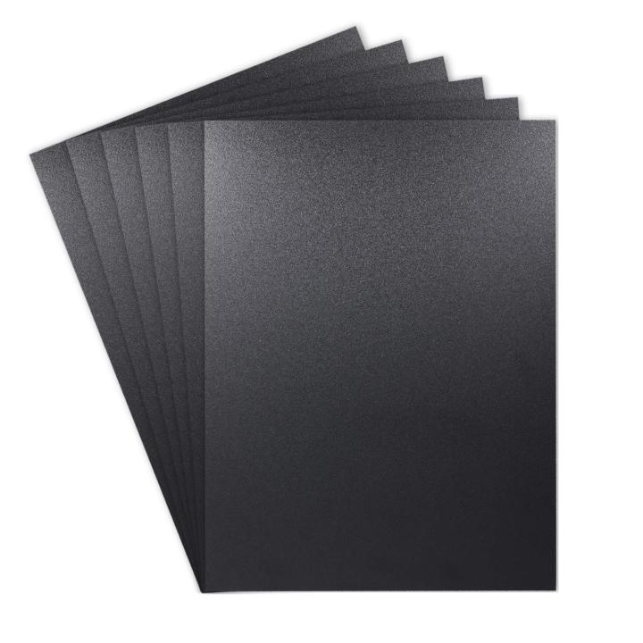 DIY Material Finish: Matte Textured Finish for Home Furnishings: 2 Piece Black ABS Plastic Sheet Model, Solid Flat Finish, Handicrafts
