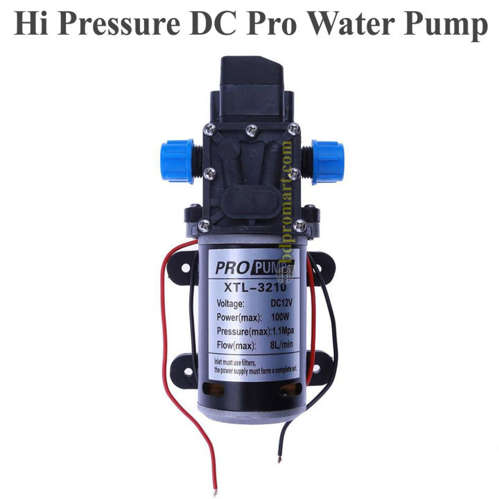 Pro Pump DC 12V 0r 24V Diaphragm Water Pump 100W 8L/Min 160Psi High