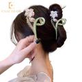 2023 New Two Flower Tulip Bouquet Hairclips Hairpin Hair Clips Accessories Girl Korean Female.