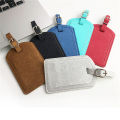 PU Leather Luggage Tag Bag Pendant Suitcase Name ID Address Holder Tag Portable Travel Accessories.