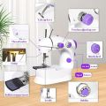 Mini Sewing Machine for Beginners, Dual Speed Easy Automatic Sewing Machine with Expansion Table and Sewing Tool, Suitable for Family and Travel.