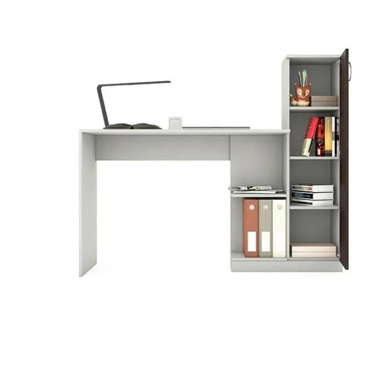 Home & Office Computer table with Multi Storage Space | Study table | office desk Table | Work from Home study table | Laptop table by BM Furniture( Finish Color White)