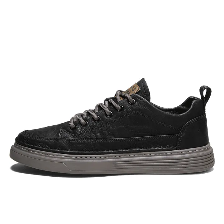 Men's%20Shoes%20Spring%202024%20New%20Black%20Shoes%20Work%20Shoes%20Trendy%20Versatile%20Leather%20Shoes%20Men's%20Lightweight%20Athleisure%20Shoes%20-%20Image%205
