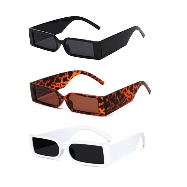 Tiktok Luxury Rectangle Fashion Sunglasses Man Vintage Designer