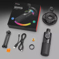 Fifine K658 USB RGB Dynamic Microphone for PC/Mac/Mobile (Official Product).