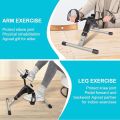 Mini Exercise Cycle/Portable Folding Arm & Leg Pedal Exerciser With Digital Lcd Display Home Indoor Mini Exercise Bike Resistance Adjustable - Sports & Fitness.