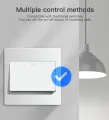 Aubess Tuya ZigBee 3.0 Mini 16A Smart Switch Supports 1/2 Way Control Work With Ewelink SmartThings Hub Voice Control Alexa Google Home. 