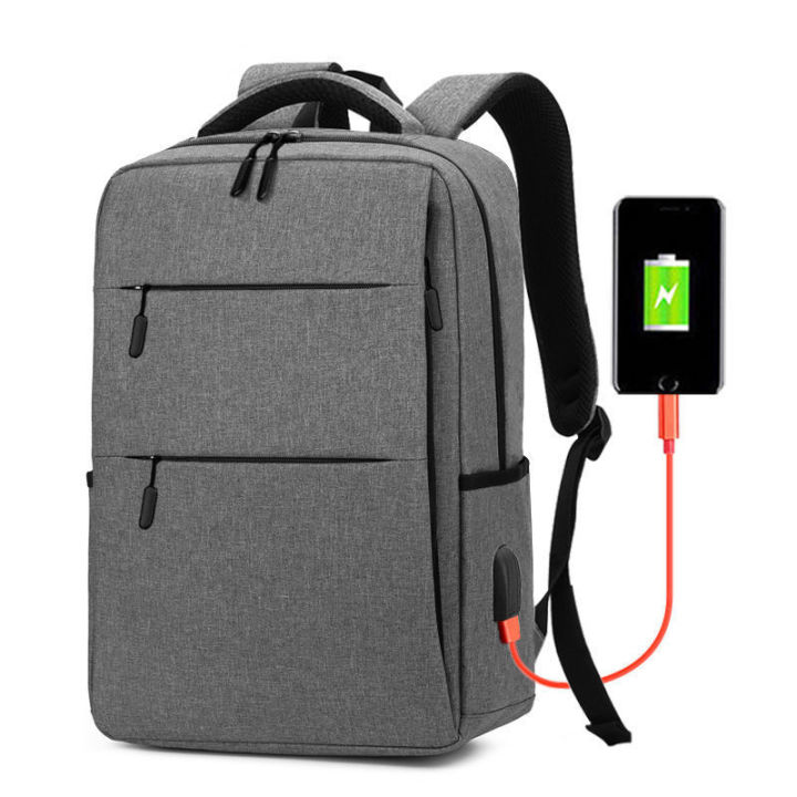 New 15 inch rechargeable backpack for men and women 14 inch laptop backpack 15.6 business backpack travel school bag