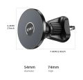 EWA Magnetic Car Mount Compatible with iPhone 14/12/13/ Pro/12 Max/12 Mini/Magsafe Case Strong Magnet Air Vent Phone Holder.