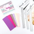 Paper Tearing Ruler Metal Cutting Dies Deckle Edge Rulers Irregular Edge Dies for DIY Scrapbooking Craft Paper Cards 2022 New. 