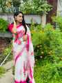 Chanderi Silk Digital Printed tassel Saree Soft and comfortable 12.5 Hand Saree For Women.